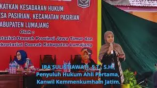 Penyuluhan Hukum Bagi Masyarakat Desa Pasirian, Kecamatan Pasirian, Kabupaten Lumajang