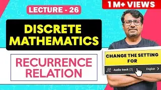Recurrence Relation | Solution of Recurrence Relation | Discrete Mathematics by Gp sir