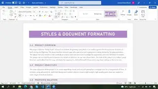 Microsoft Word: Styles and Document Formatting | How to Use Styles in MS Word
