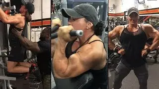 Helle Trevino - Training session with IFBB Pro Brandon Ray