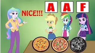 Equestria Girls The Funny Story Of Learn Make Pizza | Pipo MLP