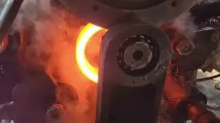 Bearing outer ring manufacturing, forging and ring
