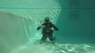 learn how demonstrate Clear a full flooded mask in open water diving course