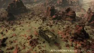 Atomontage Engine - A Large Game-Like Scene
