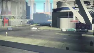 San Paro CCTV Hooligan Drifts Through Intersection [RareBreed]