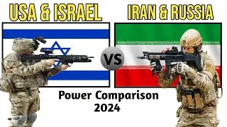 US Israel Vs Russia Iran military power comparison 2024 | Israel Vs Iran military power 2024