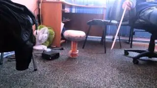 Тесла шоу на офисе part2 Tesla coil
