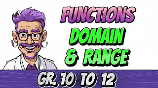 How to find the Domain and Range of a Function (Grade 10 Math)