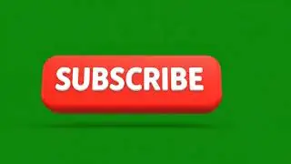 Subscribe Button Green Screen | YouTube Subscribe Button Icon Green Screen