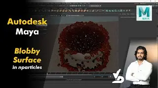 Autodesk Maya | Blobby surface in nparticles