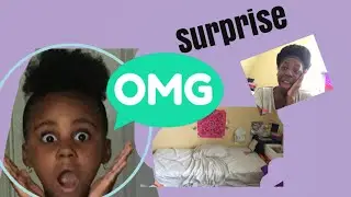 Ava came back/Suprised her with this!