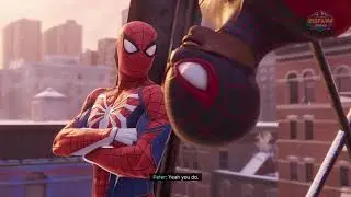 Peter Parker Spider Man Comes Back To New York - Spider Man Miles Morales Ending