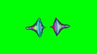 Audio visualizer green screen