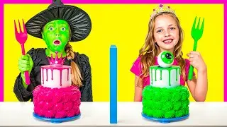 💚Elphaba VS Glinda🩷 WICKED Twin Telepathy Cake Challenge! ... SURPRISE GUEST ;)