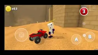 SBA, Супер мишка, Super Bear Adventure. Сбор 125 монет в  Биомутепской пустыне, спасение 🐻 медведя.
