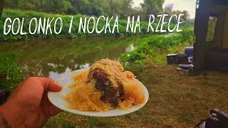 Golonko z grilla i kolejna nocka na rzece - brzana,kleń,okoń,leszcz