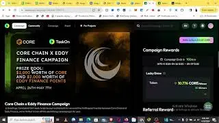 Core Dao and Eddy Finance $2000 Giveaway