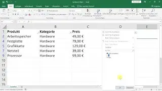 Sorting and Filtering – Excel Tutorial