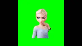 Mentahan Green Screen Elsa Frozen ❤️ 