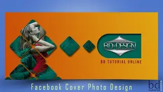How to make Facebook Cover Photo in Photoshop - Facebook Cover Photo Design and Size 2024