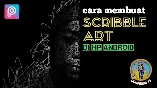 Cara Membuat Scribble Art di Hp Android | PICSART TUTORIAL