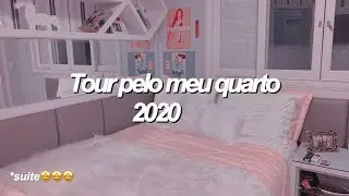 Tour pelo meu quarto novo 2020💖 *me mudei*