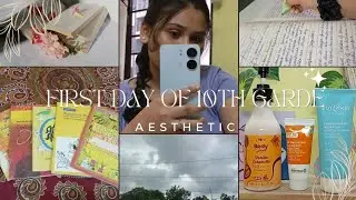 FIRST DAY AS A 10TH GRADER✨|Class 10th Study Strategy| CBSE 10th Grader Study Vlog| #vlog #study