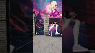 Magic cloak and Barbie Girls 🤩#shortvideo