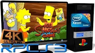 RPCS3 0.0.5 [PS3] - The Simpsons Game [4K-Gameplay] Async Shaders. Vulkan api #2