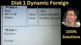Disk 1 Dynamic Foreign | Disk 1 Dynamic Foreign 100 Percent Solution