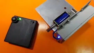 Powerful radio pushbutton presser with your own hands