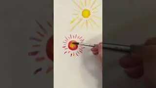 Water Painting | happy sketchbook #chill #art #art #sunset