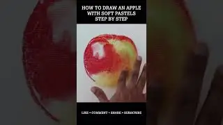 How to Draw an Apple with Pastels | YouTube Shorts