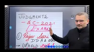Supreme Court Judgements from 2021 for DULLB 2022 LLM 2022 exams