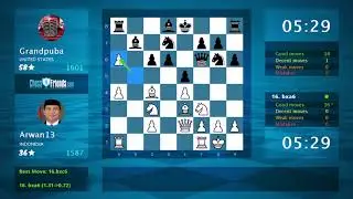 Chess Game Analysis: Arwan13 - Grandpuba : 1-0 (By ChessFriends.com)