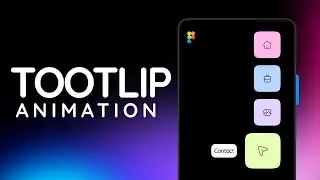 Fun tooltip ui motion using figma prototype | Figma animation