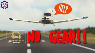 No Gear - Hear how SayIntensions handles this emergency - MSFS2020
