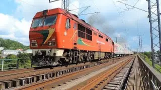 ТЭП70БС-005 с поездом Москва - Калининград в Науйойи-Вильня