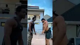 He Slapped the Gorilla man😳😱 #shorts