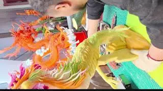 Fruit Caring DRAGON FRUIT CARVING DESIGN
