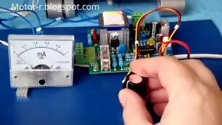 Simple analog tachometer to the controller on the chip TDA1085