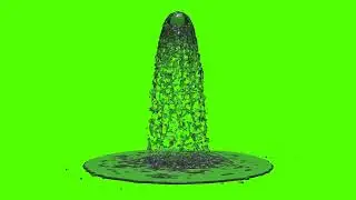 Water Flow Star king green screen