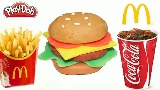 Play Doh Hamburger | Playdough videos | McDonalds Burger