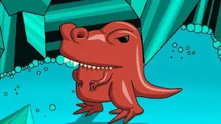 how to draw Dino Grunt