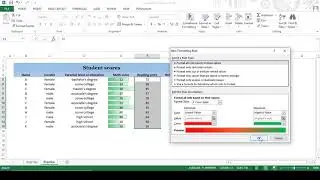 Excel Exercise 9 - Conditional Formatting, Freeze Panes, & Borders | Excel formulas and functions
