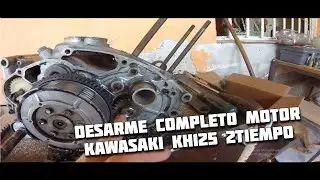 Desarmo el motor EXPLOTADO!! del kawasaki kh125 parte 2
