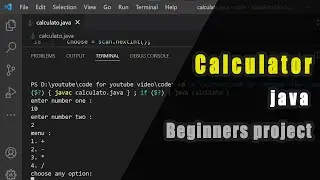 How to make calculator using java | beginners project | calculator java project | java basic project