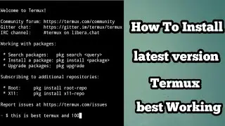 F-Droid Termux installed Error Fixed 👍