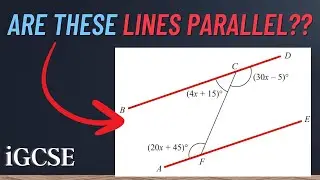 How to prove lines are parallel? #igcsemaths