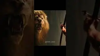 Спасёт жену, если победит льва😱 